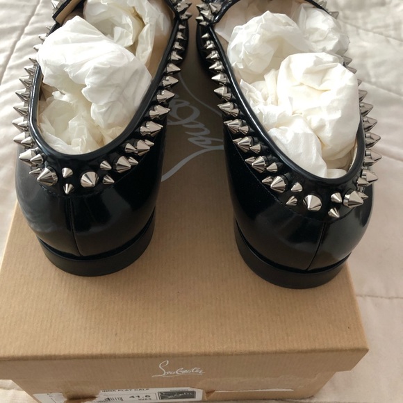 Christian Louboutin Mattia Spike Donna Leather Loafers - Picture 4 of 8